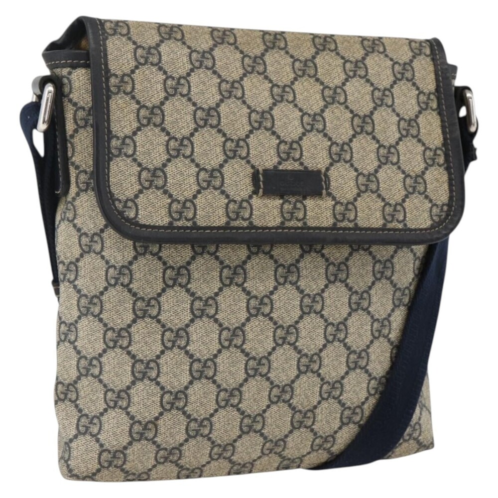 Gucci Flap Messenger GG Coated Canvas Small